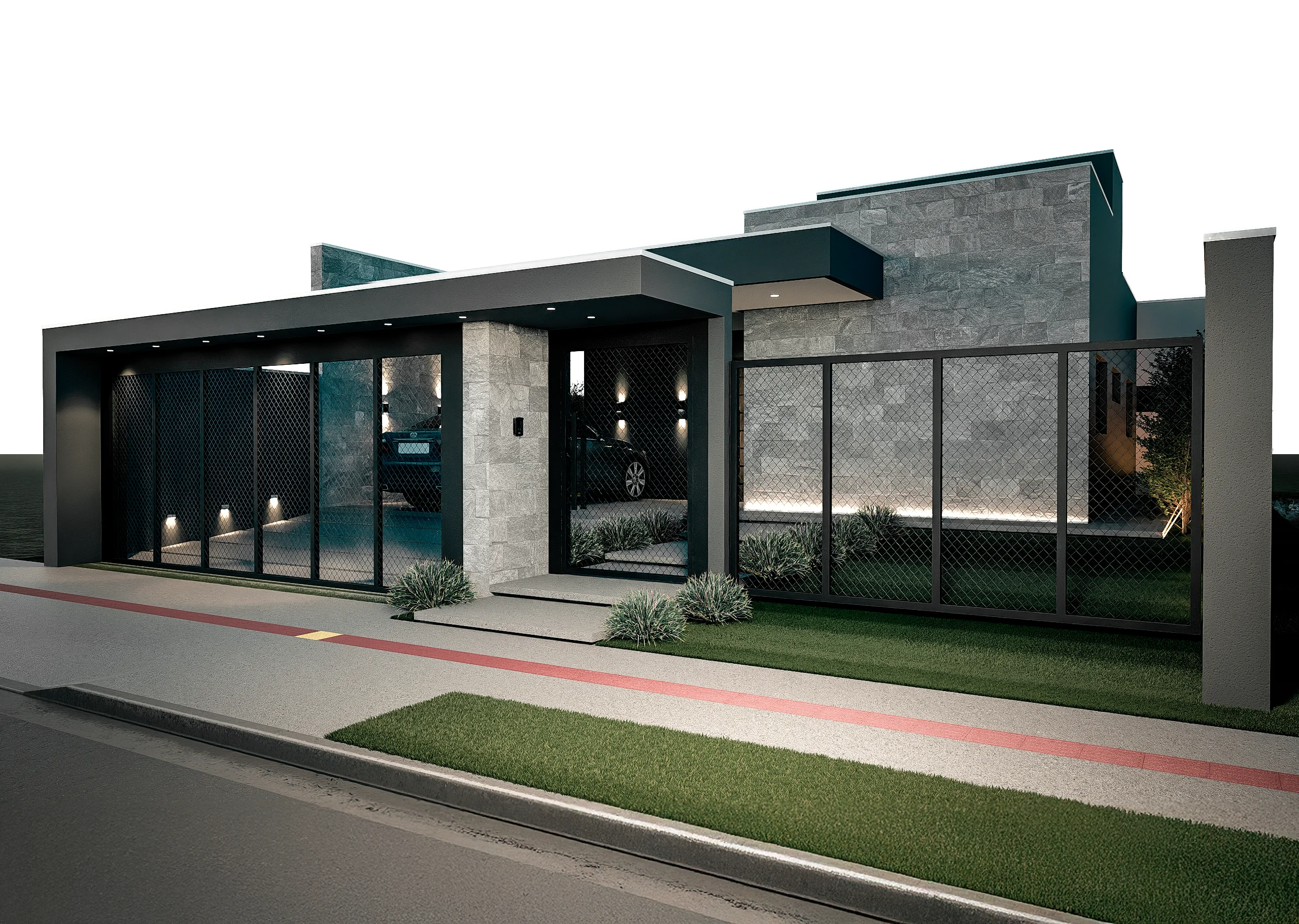 Projeto Casa Moderna 12x25